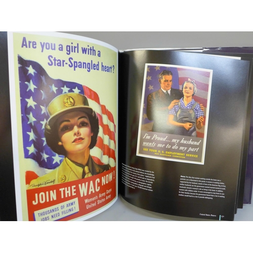 669 - One volume, Posters of World War II, Allied and Axis Propaganda, 1939-1945