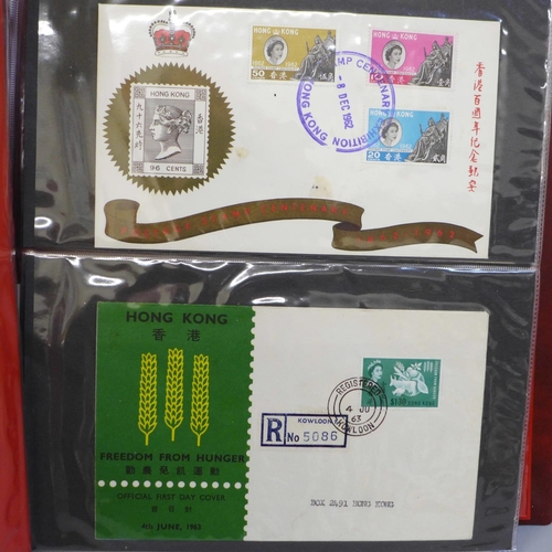 688 - An album of Hong Kong first day covers, 1962-1981