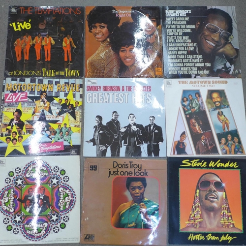 693 - Twelve soul and Motown LP records