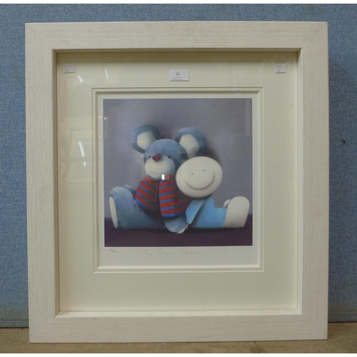 10 - A signed Doug Hyde limited edition print, The Blues Brothers, 35 x 33cms, framed