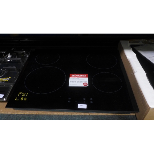 3004 - CDA 4 Zone Ceramic Hob H55xW576xD518  - Model no  HC6621FR , Original RRP £190.83 inc. vat (400-88) ... 