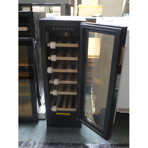 3129 - Viceroy Under Counter Medium Wine Cooler H870xW295xD570   -  Model No  WRWC30BK  , Original RRP £332... 