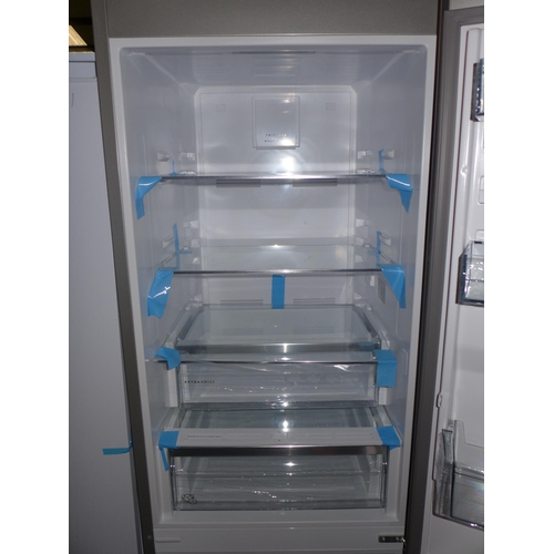 3135 - AEG Freestanding 60/40 Fridge Freezer H1860xW595xD650   -  Model No  RCB632E4MX  , Original RRP £665... 