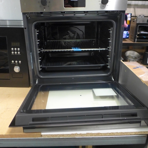 3140 - Zanussi Single Multifunction Oven H589xW594xD568  - Model no  ZOHNX3X1 , Original RRP £265.83 inc. v... 