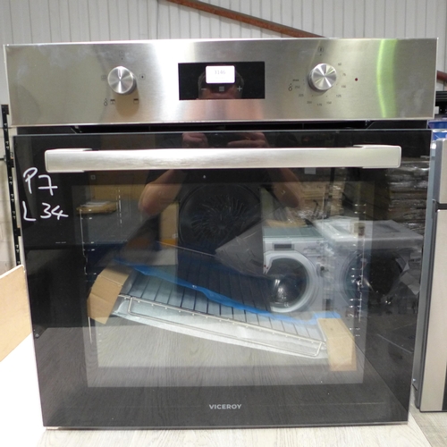 3146 - Viceroy Single Oven with EcoSteam - Stainless Steel  H595xW595xD547  -  Model No  WROV60SS  , Origin... 