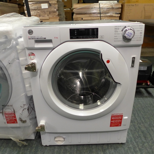 3154 - Hoover H Wash 300 Lite  Integrated Washing Machine (8kg) -   H820xW600xD525  -  Model No  HBWS 48D1E... 