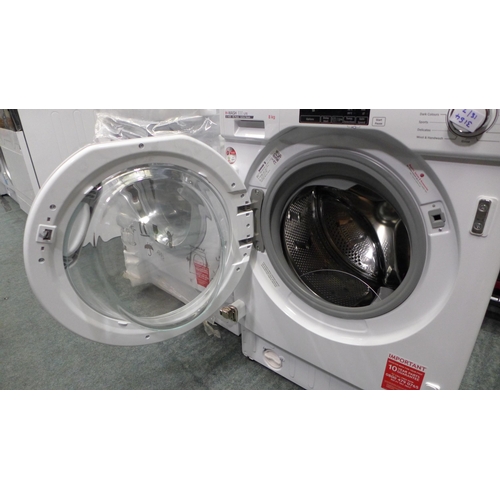 3154 - Hoover H Wash 300 Lite  Integrated Washing Machine (8kg) -   H820xW600xD525  -  Model No  HBWS 48D1E... 