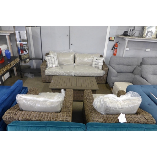 1454 - Ove Decors Denver 4 piece Woven Deep Seating Set, original RRP £1541.66 + VAT (4171-17) *This lot is... 