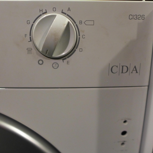 3157 - CDA Fully Integrated Washer (7kg)  H830xW596xD520  - Model no  CI326 , Original RRP £471.67 inc. vat... 