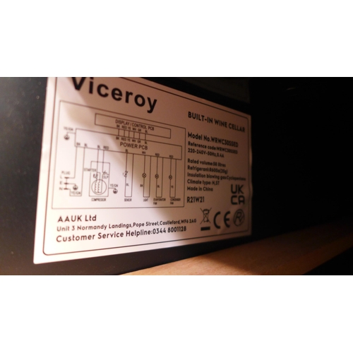 3166 - Viceroy Under Counter Wine Cooler H870xW295xD570  - Model no  WRWC30SS , Original RRP £332.50 inc. v... 