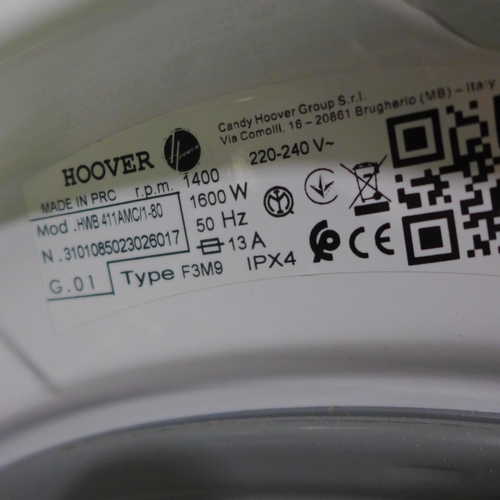 3176 - Hoover H Wash 500 11kg 1400rpm Washing Machine  - Model no  HWB411AMC-80 , Original RRP £419.00 inc.... 