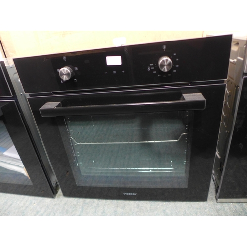 3230 - Viceroy Single Oven with EcoSteam - Black H595xW595xD547  - Model no  WROV60BK , Original RRP £315.8... 