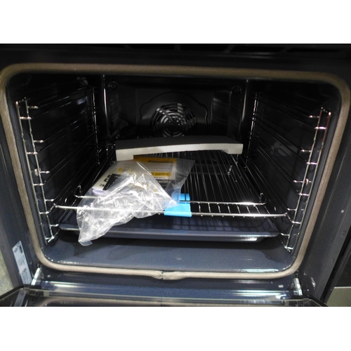 3233 - Zanussi Single Pyrolytic Oven  - Black H594xW594xD568  - Model no  ZOPNX6KN , Original RRP £440.84 i... 