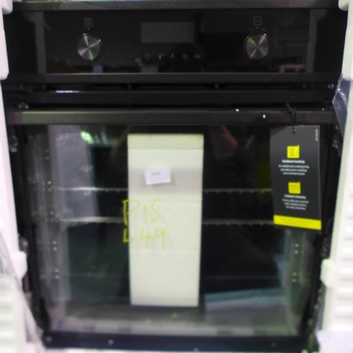 3244 - Zanussi Single Multifunction Oven with PlusSteam (Damaged Door) - H594xW594xD568  - Model no  ZOCND7... 