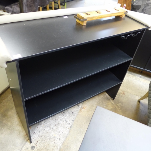 1474 - A grey and black gem studded home bar