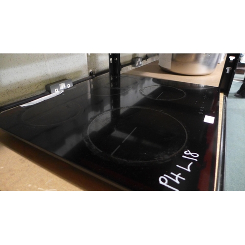 3052 - Zanussi Ceramic 4 Zone Hob H38xW590xD520   -  Model No  ZHRN643K  , Original RRP £182.50  inc. vat  ... 