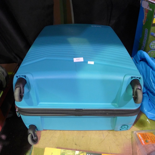 3121 - At Jetdriver 79cm Hardside Suitcase - (Missing Wheel) (296-127)   * This lot is subject to vat