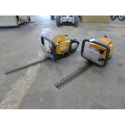 2036 - Two McCulloch Virginia petrol driven hedge trimmers