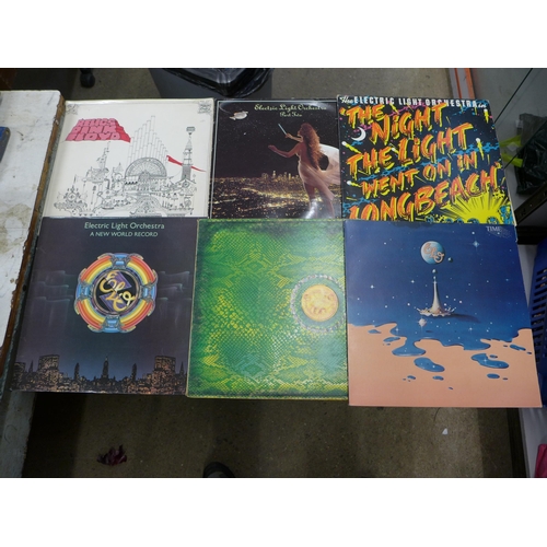 2092 - Approx. 40 assorted rock LPs including ELO, Pink Floyd, Meat Loaf and more