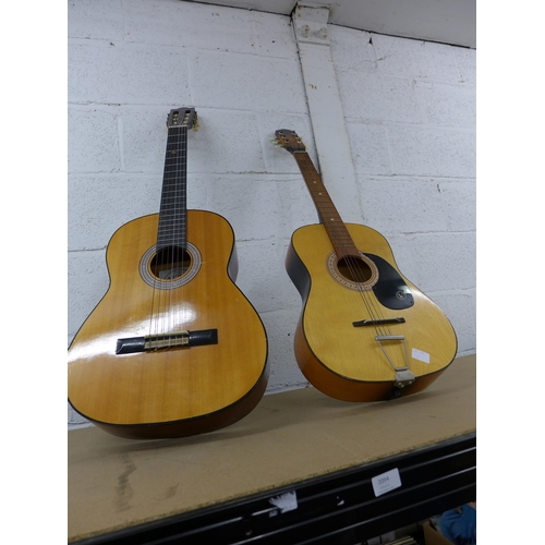 2094 - Two nylon string classical/student acoustic guitars