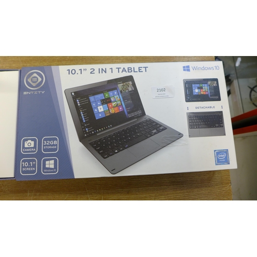 2102 - An Entity 10.1 two-in-one 32GB tablet computer