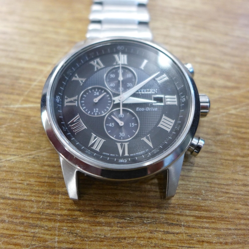 2106 - A Citizen M Eco Drive dress chrono wristwatch * this lot is subject to VAT