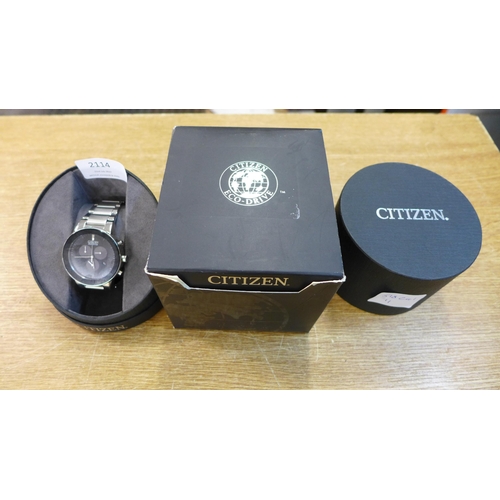 2114 - A Citizen M Eco Drive Axiom chronograph wristwatch * this lot is subject to VAT