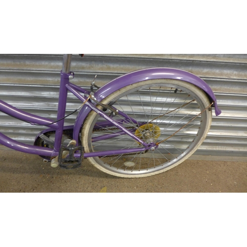 2200 - A Real lady's purple step over frame bike