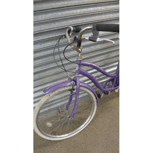 2200 - A Real lady's purple step over frame bike