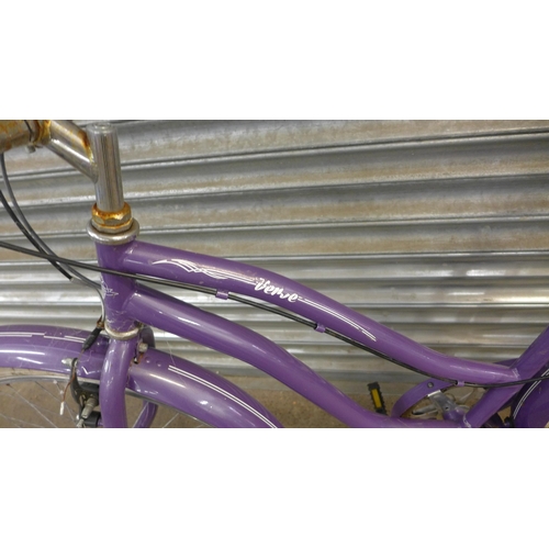 2200 - A Real lady's purple step over frame bike