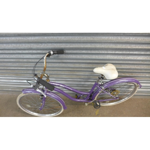 2200 - A Real lady's purple step over frame bike