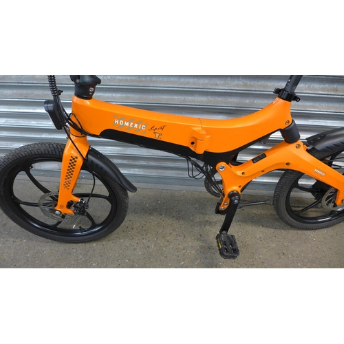 2205 - A Peugeot Homeric electric Sport T bike, a/f, no battery - Police repossession