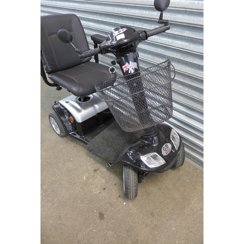 2206 - A K ForU mobility scooter KYMCO super 8 with key, rain cover and charger - W