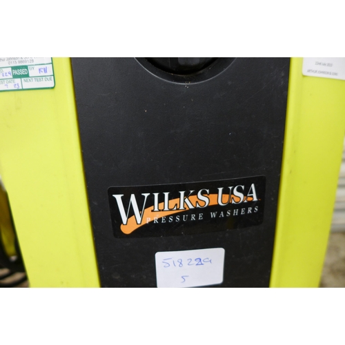 2218 - A Wilks USA pressure washer (RX545i)