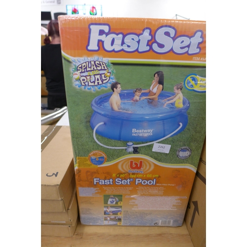 2262 - A Fast Set paddling pool - boxed & unopened