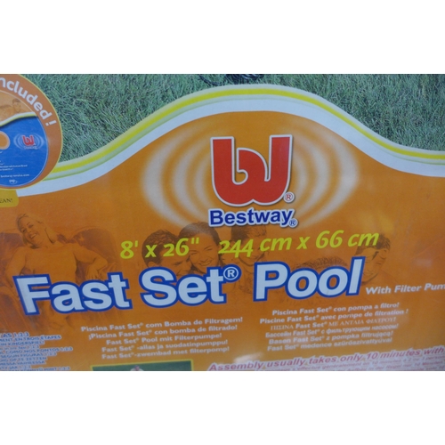 2262 - A Fast Set paddling pool - boxed & unopened