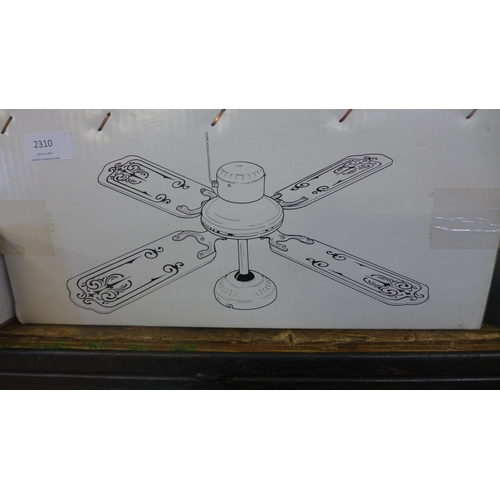 2310 - A ceiling fan in box, unused