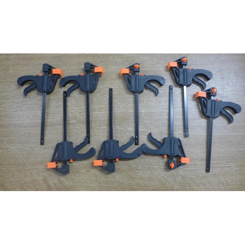 2325 - 8 Mini sized 'F'-Clamps - unused