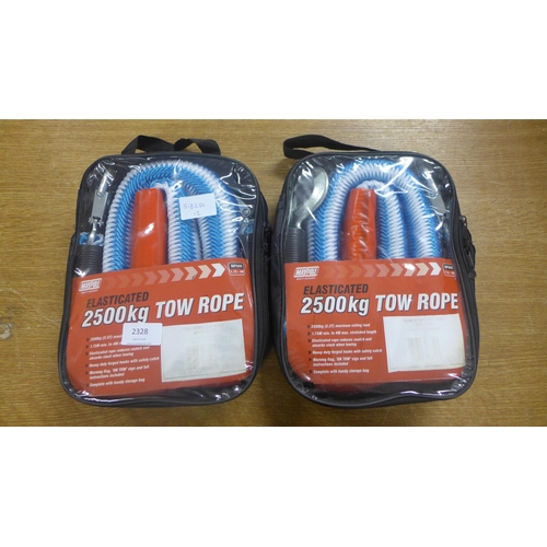 2328 - 2 Maypole 2500kg tow ropes - sealed