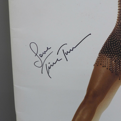 607 - A Tina Turner autographed world tour programme