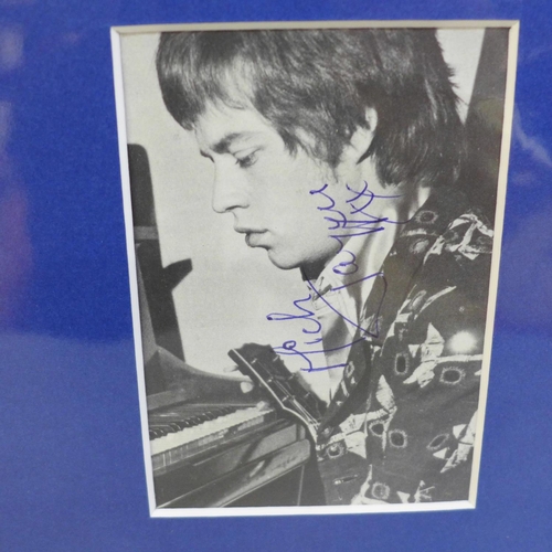 614 - A Rolling Stones Mick Jagger autographed display