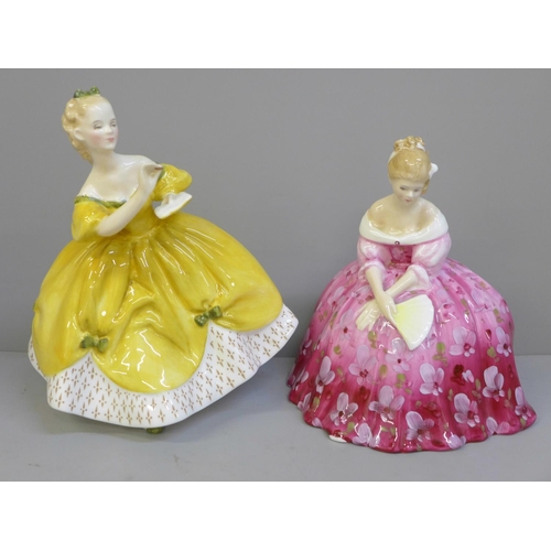 620 - Two Royal Doulton figures, Victoria, HN2471 and The Last Waltz, HN2315