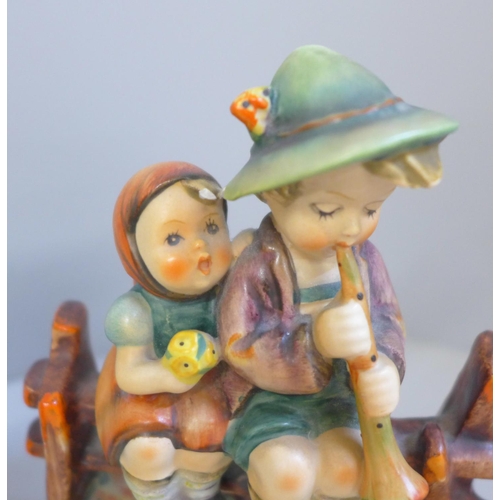 627 - Nine Goebel/Hummel figures, Apple Tree Girl, Carol Singer, Boy With Lamb, etc., some a/f