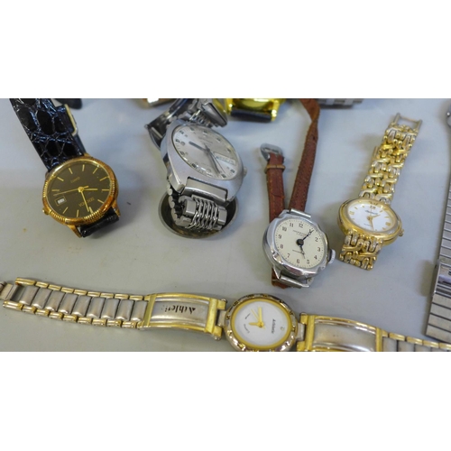 687 - A bag of wristwatches including Sekonda and Ice