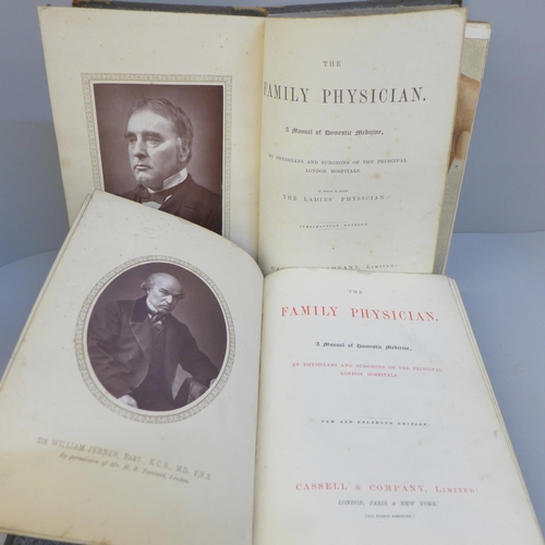 705 - Two antiquarian medical books, Family Physician