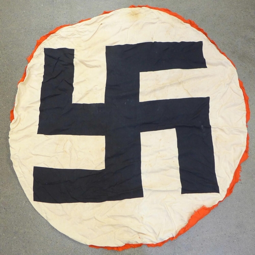 713 - A part of a German banner, brought back War souvenir