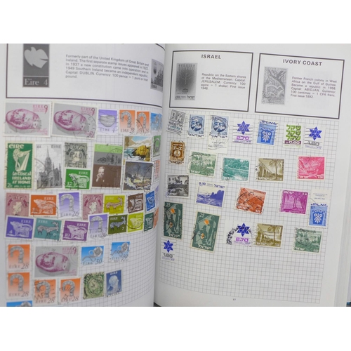 718 - Three stamp albums