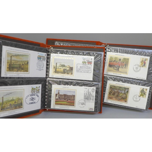 719 - Two Benham albums of first day covers