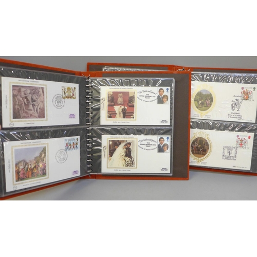 719 - Two Benham albums of first day covers