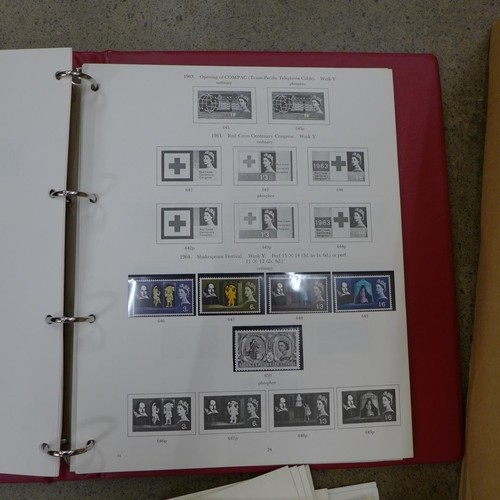 735 - Stamps; a box of GB stamps, covers, etc.